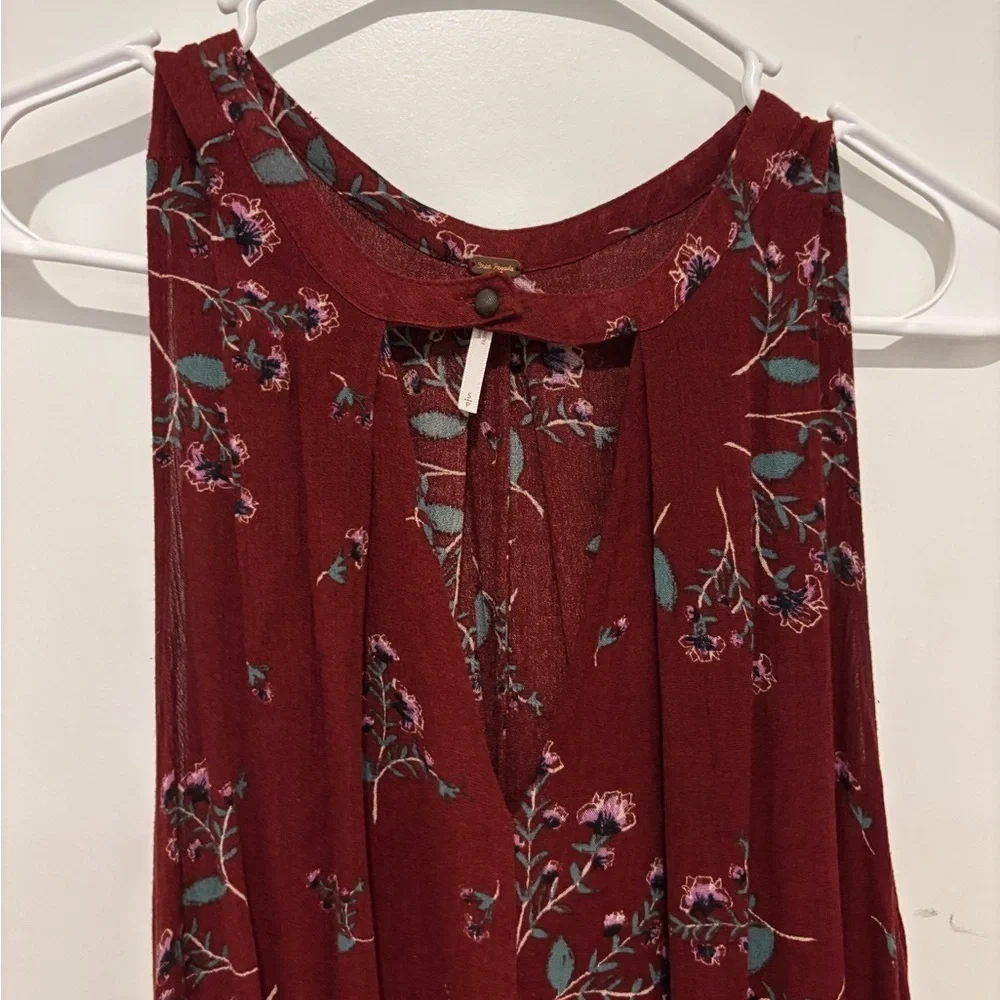 Free People | Floral Sleeveless Dress | Small